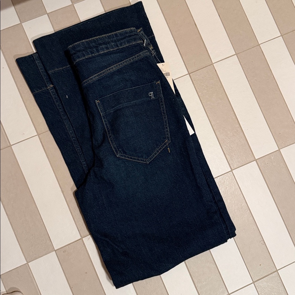 Anthropologie Pilcro Gilligan high rise Dark Blue Women Jeans size 27 NWT - Picture 7 of 7
